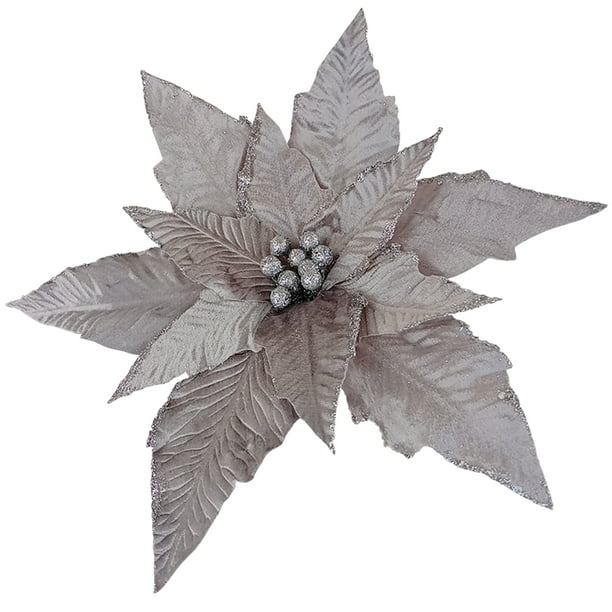 Details about   Christmas Simulation Leaves Dusting Flower Arrangement Christmas Ornaments Decor